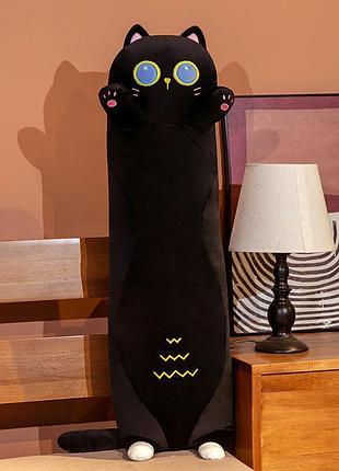 Игрушка большие очи кот черный 110 см