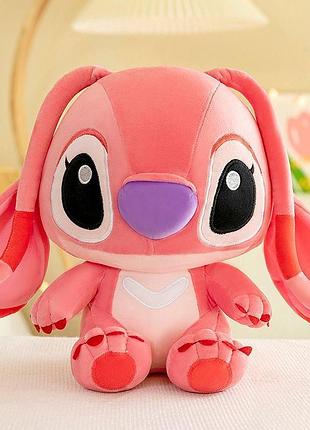 Игрушка розовый стич 45 см