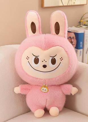 Игрушка лабуба кулон розовая 45см