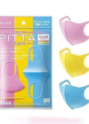 **детская защитная антибактериальная маска** оригинал! 3 шт
