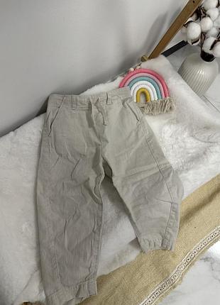 Стильные льняные штаны george, легкие штаны, штанишки, нюдовые штаны