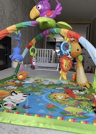 Музичний інтерактивний ігровий розвиваючий дитячий килимок, коврик