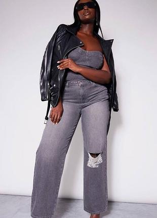 Джинсовий топ від pretty little thing 🌹