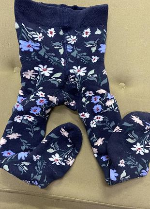 Бавовняні махрові колготки, р.62-68