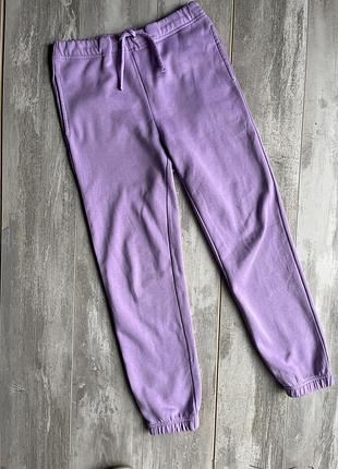 Бузкові штани з начісом