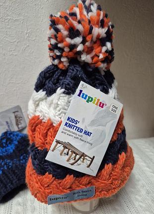 Теплі  м'які шапки для хлопчика lupilu