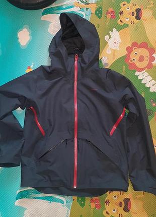 Куртка вітровка quechua decathlon 151-160 водонепроникна