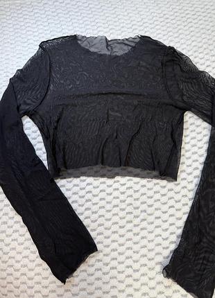 Сіточка чорна прозора коротка