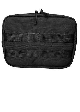 Подсумок утилитарный горизонтальный (черный кордура 1000 d)