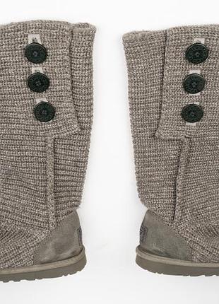 Сапоги вязаные ugg оригинал угги зимние теплые угги трансформеры размер 37