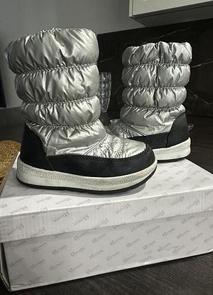 Зимние сапоги на девочку 25 г.