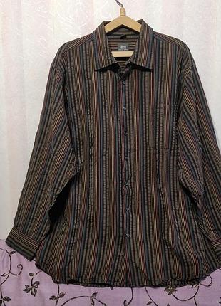 Рубашка мужская жатая хлопковая (пог-76 см) 63