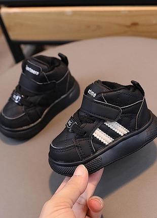 Теплі дитячі хайтопи кросівки для хлопчика та дівчинки