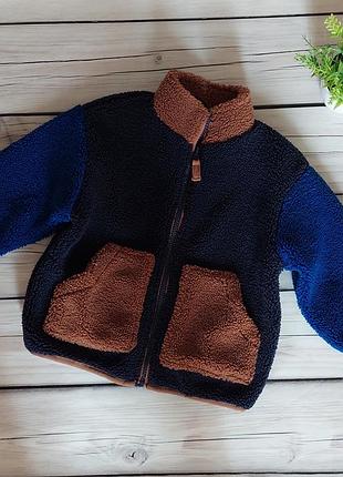 Теплая куртка тедди 2-3р.