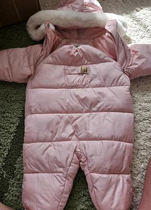 Зимовий комбінезон  mayoral на дівчинку  0-3 міс. ,