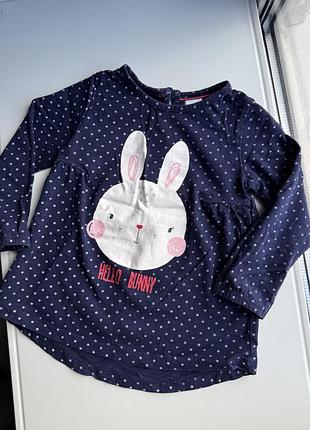 Кофточка на дівчинку лонгслів на 18-24 місяці