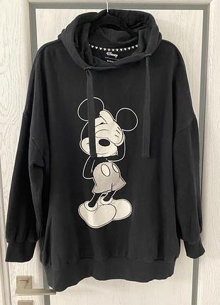 Тёплый длинный худи 50-54 р