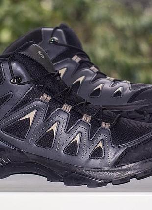 Черевики трекінгові salomon x braze mid gtx 471748 men's goretex black 46 р оригінал