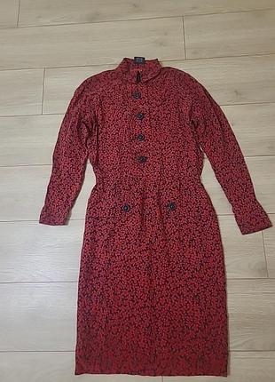 Винтажное шелковое платье akris