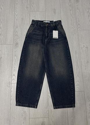 Bershka skater, джинси скейтери, джинси skater, джинси baggy, трендові джинси, широкі джинси, оверсайз джинси, сині джинси bershka, skater jeans