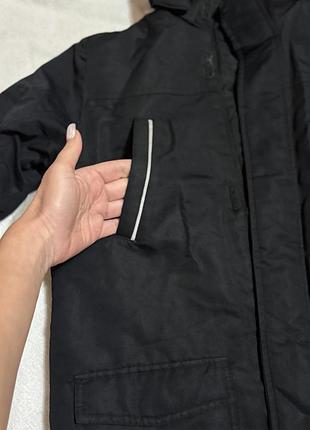 Дитяча куртка демісезон тепла 11 років чорна 6