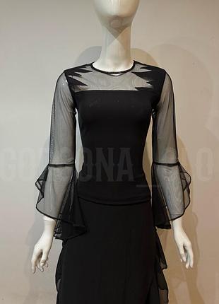 Готична вінтажна блуза