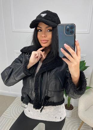 Дубленка кожаная