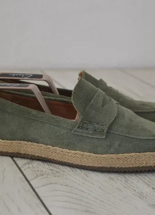 Navyboot чоловічі круті мокасини лофери темно зеленого кольору 43 розмір