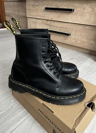 Dr. martens 1460 bex - black smooth, 41 розмір