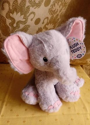 Іграшка м'яка слоненя plush teddy fun house