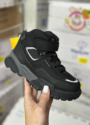 Теплые непромокаемые зимние ботинки для мальчика, ботинки waterproof