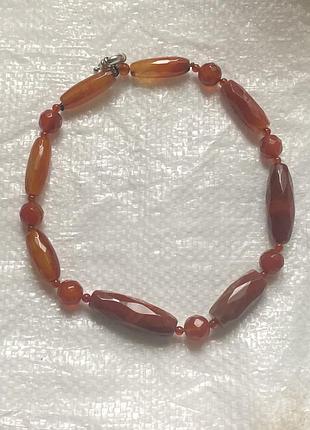 Ожерелье из натуральных полудорогоценных камней