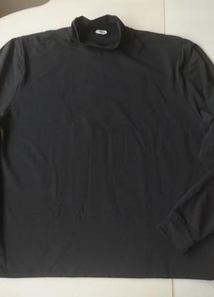 Снижка🤩черный трикотажный мужской гольф большого размера😍👍🖤🖤🖤