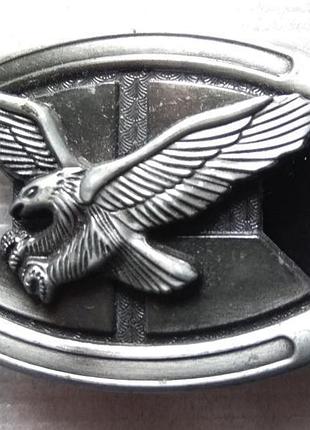 Пряжка на ремень "птица", "орёл", металлическая