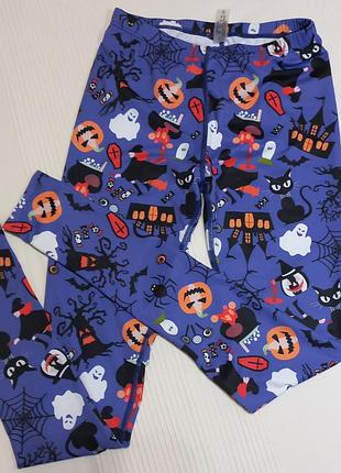 Яркие лосины 11-12 р. спортивные штаны