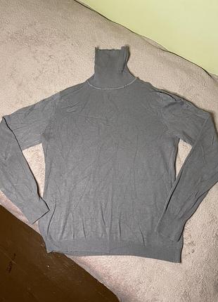 Жіночий сірий гольф водолазка