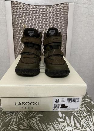 Ботинки lacoski 28-й розмір.холодна осінь-евро зима.колір хакі