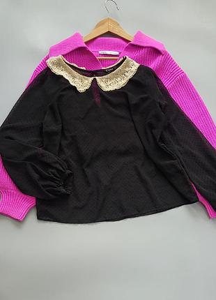 Блуза с воротником