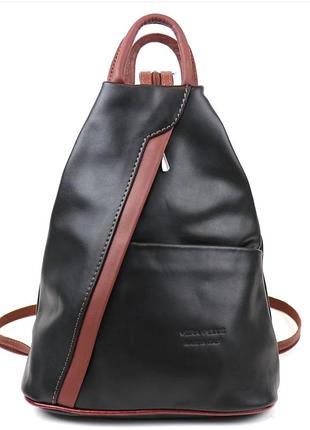 Жіночій шкіряний рюкзак vera pelle.
