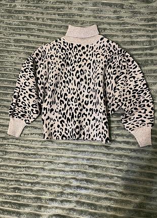 Кофта леопардовий принт