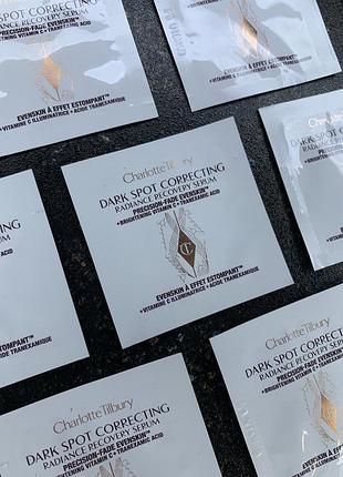 Тестер сироватки від пігментних плям charlotte tilbury dark spot correcting radiance recovery serum, 1 мл