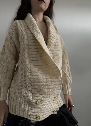 Вінтажний вовняний кардиган