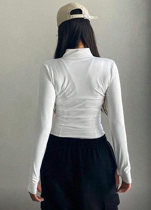 Лонгслив на молнии 3