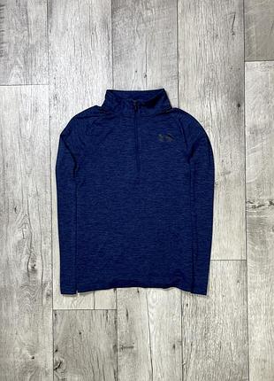 Under armour heatgear кофта 158-170 см yxl размер подростковая синяя