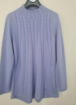 Свитер голубого цвета paquito, италия