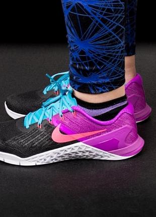 Жіночі кросівки nike metcon 3 cross training crossfit weight lifting purple 849807-002