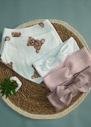 Слюнявчики непромокаемые