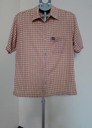 Гаренька рубашка в клетку quicksilver, размер s.