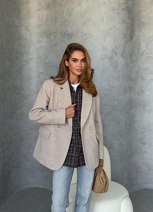 Пиджак жакет кашемир шерсть