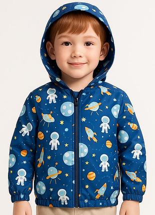 Легка вітровка з космічним принтом